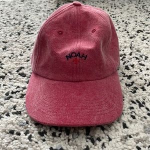 Noah - 6 Panel Baseball Hat - Pink/Red
